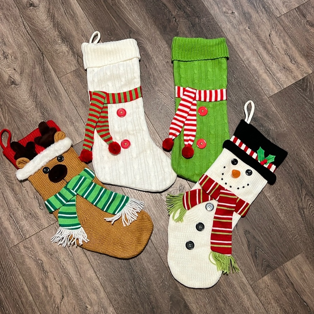 Christmas Stocking Knit Set
